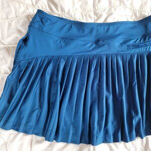Blue Pleated XL Slazenger Women's Golf Tennis Skirt 15" Skort